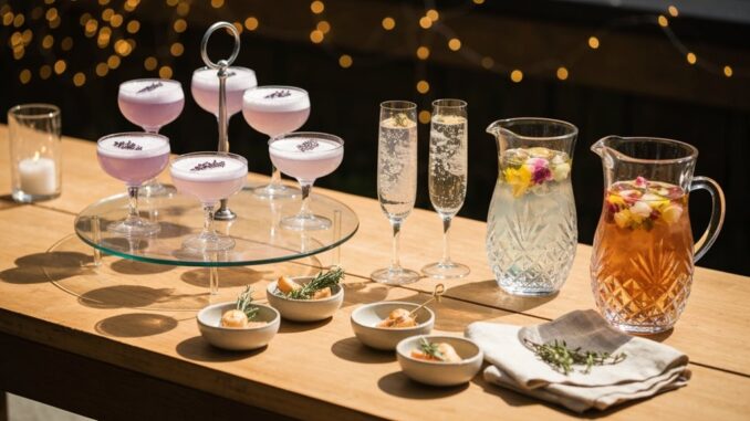 alkoholfreie Hochzeits-Signature-Drinks