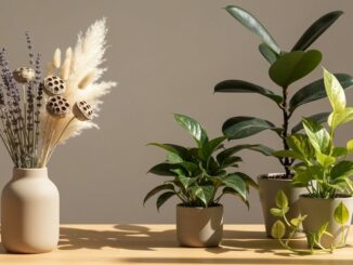 getrocknete Blüten und Vermietungen