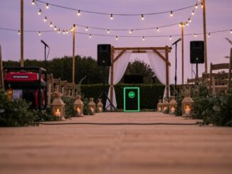 outdoor wedding sound power